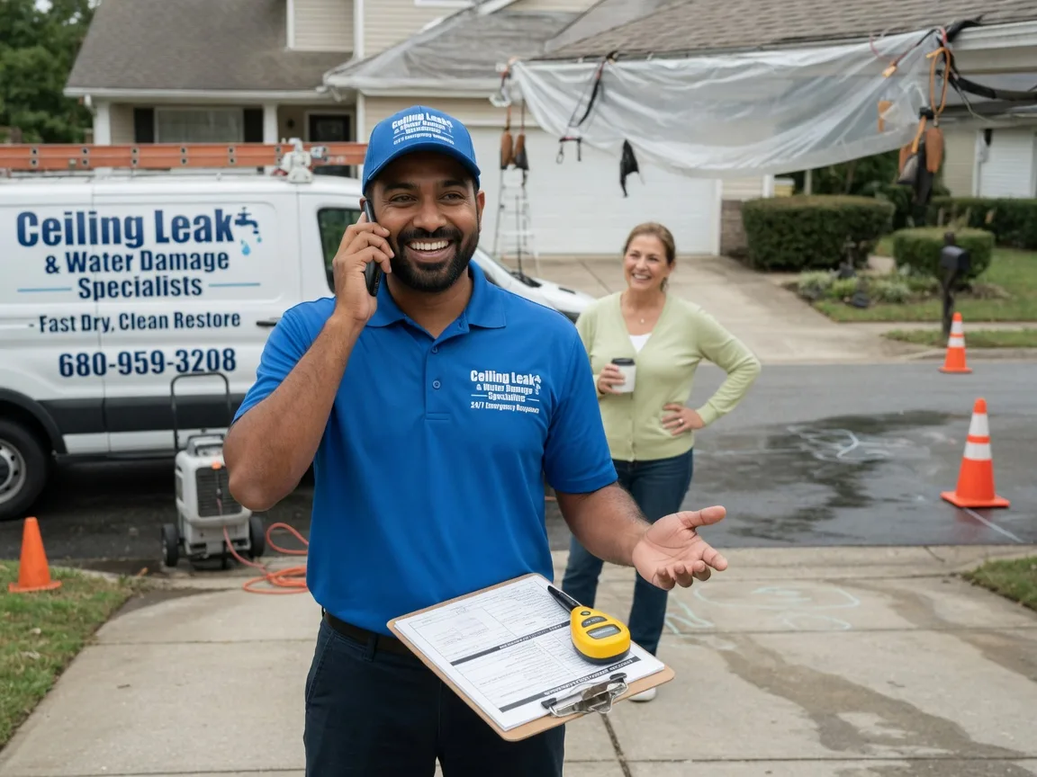 Ceiling Leak Cleanup Stevens Point, WI FAQs